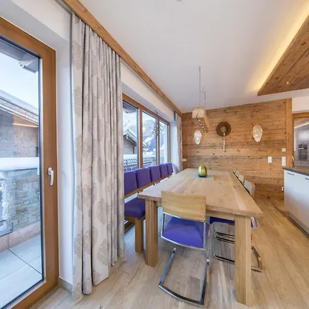 シャレー Family In Neukirchen With Sauna